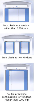 Straight Line Wipers Configuration Diagram